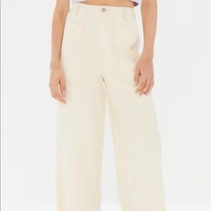 Urban Outfitters BDG Jane High-Rise Wide Leg White